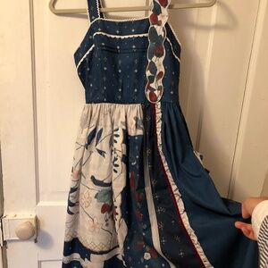 Strawberry & swallows lolita jsk